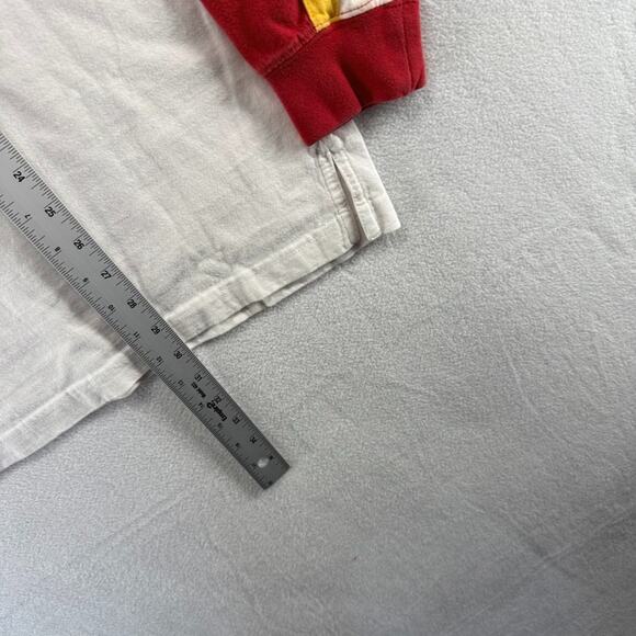 Vintage Kansas City Chiefs Rugby Shirt Men's XL Red White Embroidered Logo y2k - Picture 5 of 12